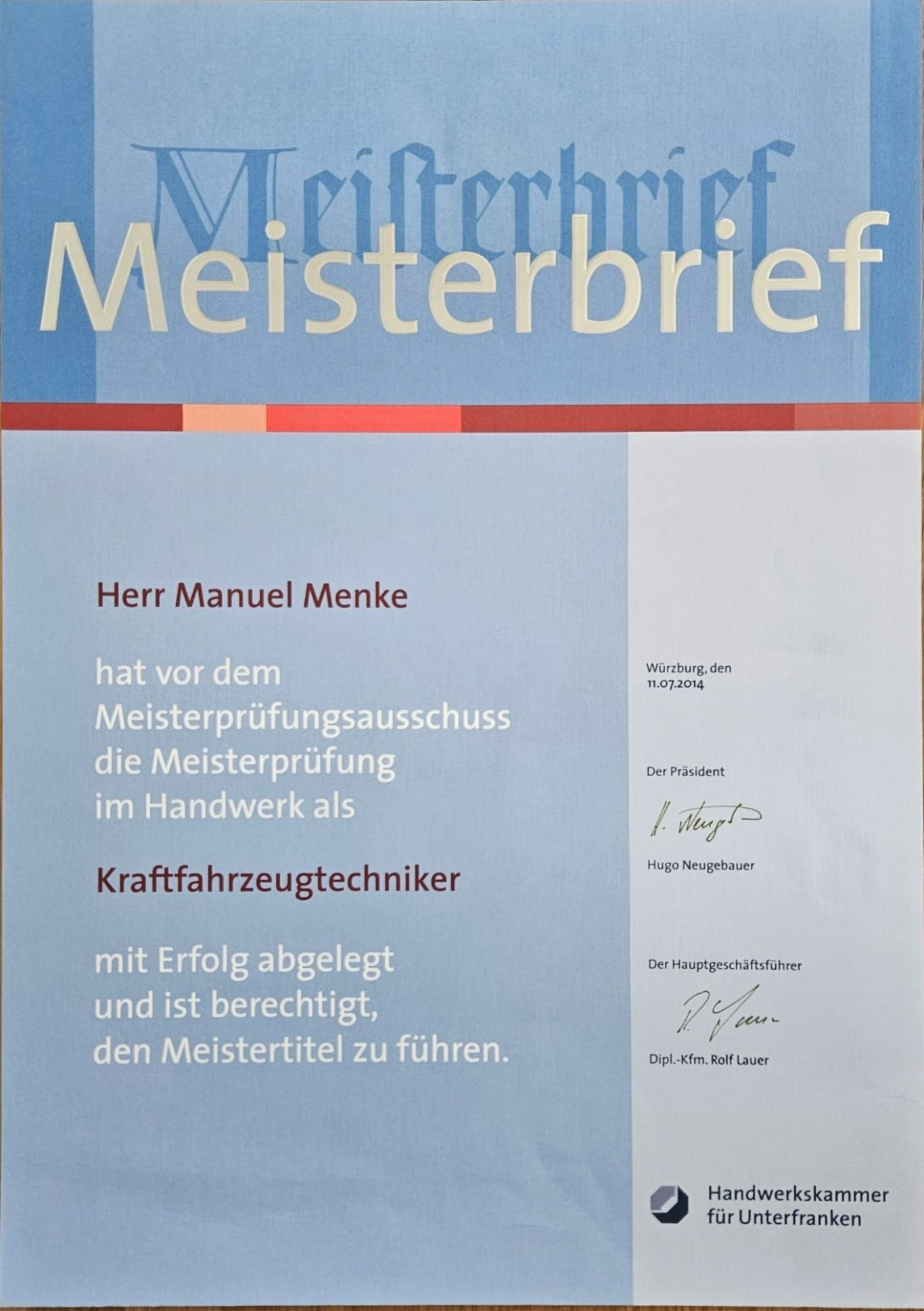 Kfz-Meister