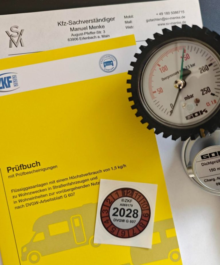 G 607 Gasprüfung